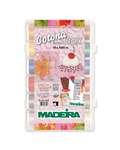 Smartbox 18 papiote ata de brodat Cotona No.50 Madeira 8036