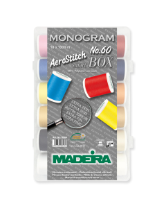 Smartbox 18 papiote ata de brodat AeroStitch No.60 Madeira 8064