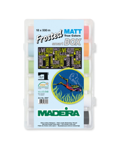 Smartbox 18 papiote ata de brodat Frosted Matt No.40 Madeira 8087