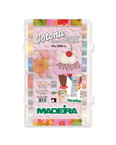 Smartbox 18 papiote ata de brodat Cotona No.50 Madeira 8036