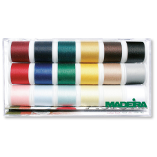 Set 18 papiote ata de cusut Aerofil No.120 Madeira 8041