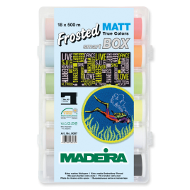 Smartbox 18 papiote ata de brodat Frosted Matt No.40 Madeira 8087