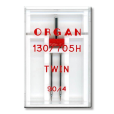 Ac dublu de cusut 90/4, materiale elastice, finete 90, distanta intre ace 4mm, Organ Needle