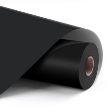 Vinyl adeziv permanent, negru mat, 30,5 x 180 cm, LOKLiK