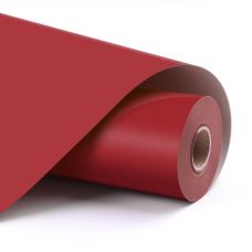 Vinyl adeziv permanent, rosu mat, 30,5 x 180 cm, LOKLiK