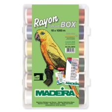 Smartbox 18 papiote ata de brodat Rayon No.40 Madeira 8043