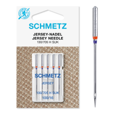 Set 5 ace de cusut tricot, Jersey, finete 100, Schmetz 130/705 H SUK VES