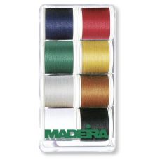 Set 8 papiote ata de cusut Aerofil No.120 Madeira 8017