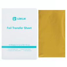 Set 50 folii aurii pentru transfer LOKLiK