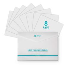 Set 8 coli de hartie pentru transfer termic, pentru materiale inchise la culoare LOKLiK
