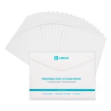 Set 20 coli autocolante printabile mate A4 din vinyl LOKLiK