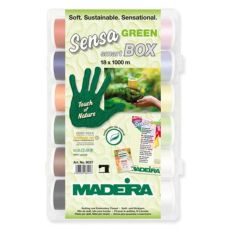 Smartbox 18 papiote ata de brodat Sensa Green No.40 Madeira 8037