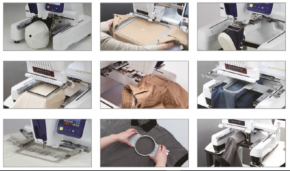 Ghid de accesorii pentru masinile de brodat BROTHER PR/VR