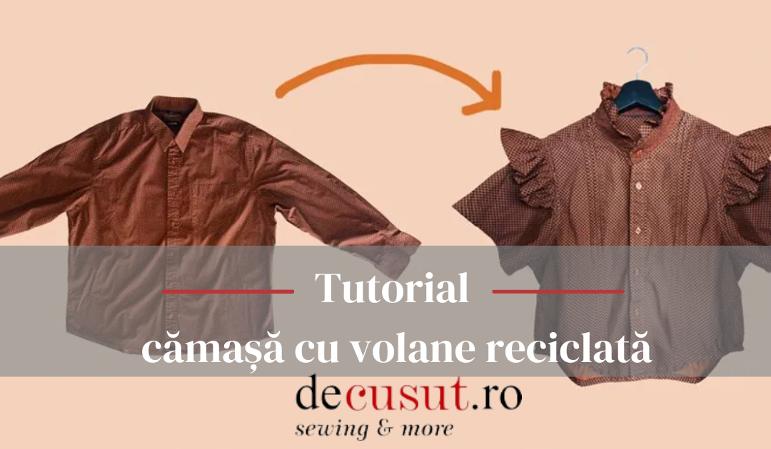 tutorial camasa cu volane