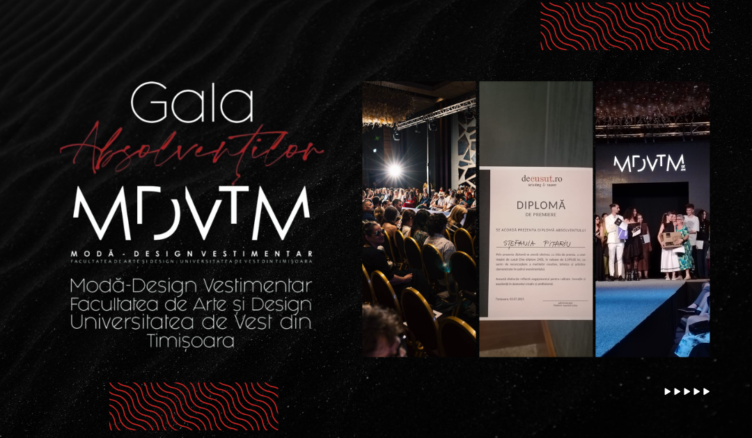 Susținem viitorul designului românesc: decusut.ro, partener al Galei Absolvenților MDVTM 2025