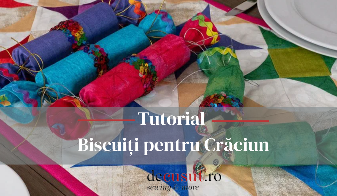 Tutorial - Biscuiți de Crăciun din material reutilizabil