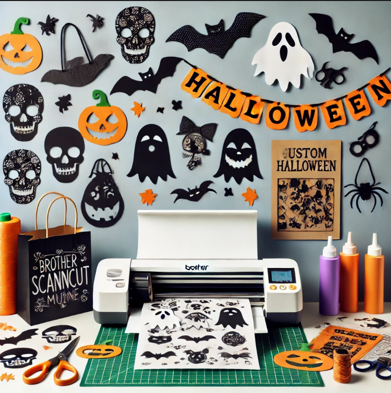 Cum să Creezi Proiecte de Halloween cu Scannerul cu Decupare Brother ScanNCut